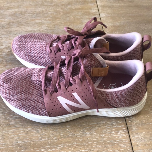 New Balance Shoes - New Balance Fresh Foam Sneakers Mauve Pink